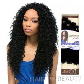 OUTRE BATIK DUO BUNDLE HAIR DOMINICAN CURLY BUNDLE HAIR(18",20",20",22")
